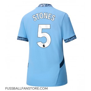 Manchester City John Stones #5 Replik Heimtrikot Damen 2024-25 Kurzarm